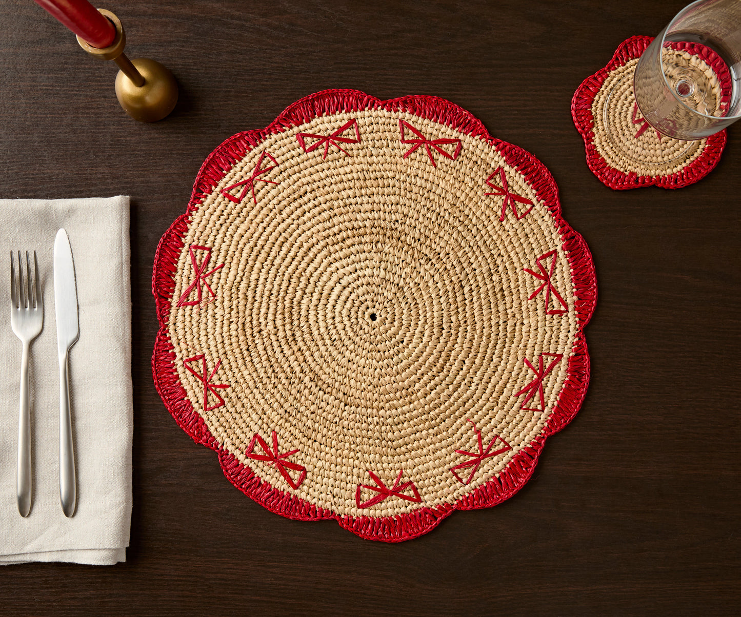 Payton James Handwoven Bow Placemats