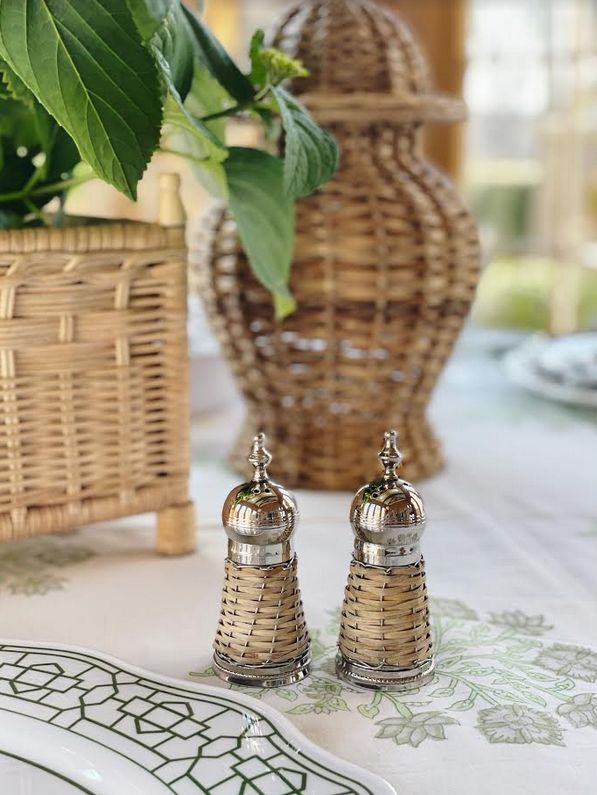 Wicker Salt and Pepper Shaker