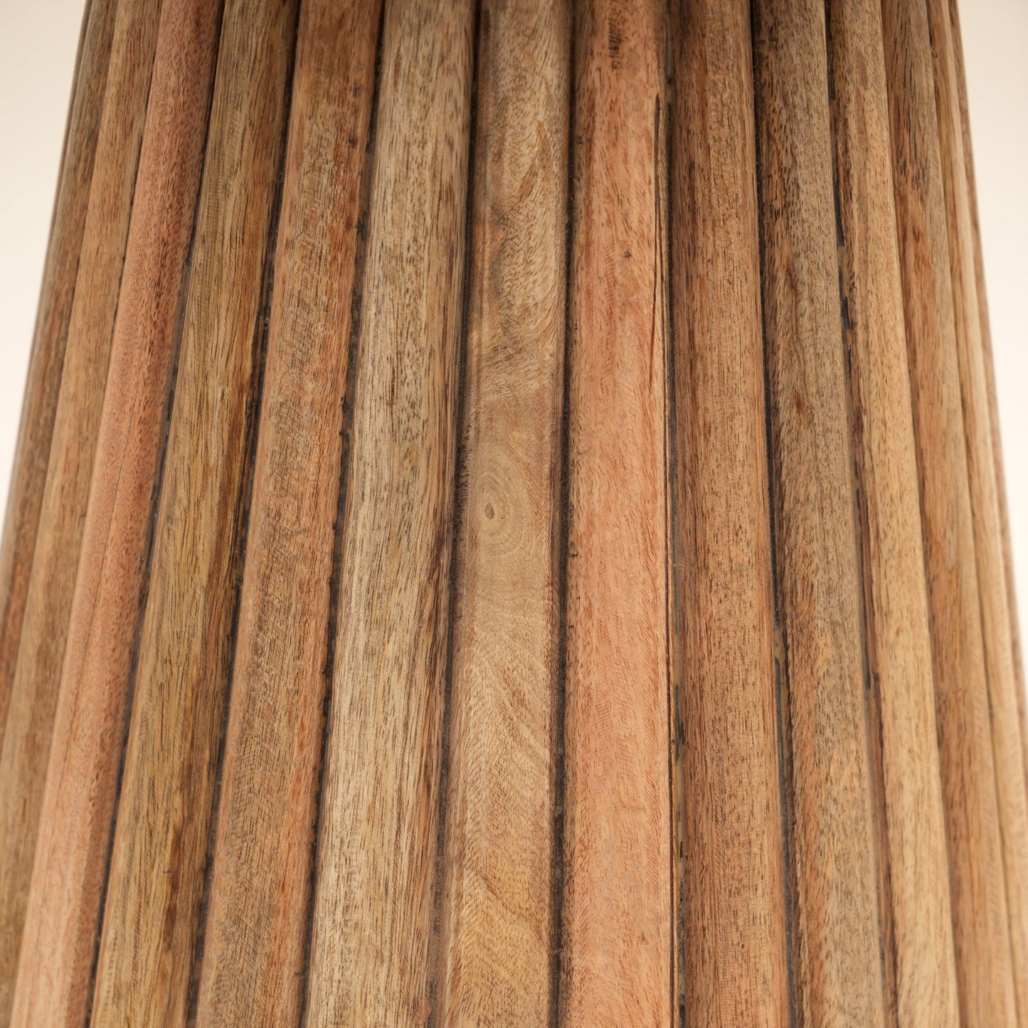 Hand Carved Mango Wood Accent Table Stool, 16x16x22"