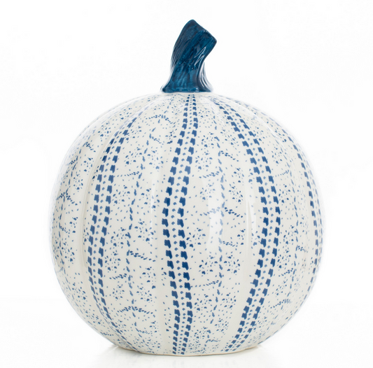 Medium Porcelain Pumpkin