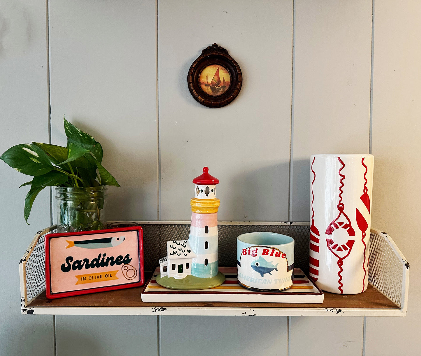 "Canned" Tuna Vase
