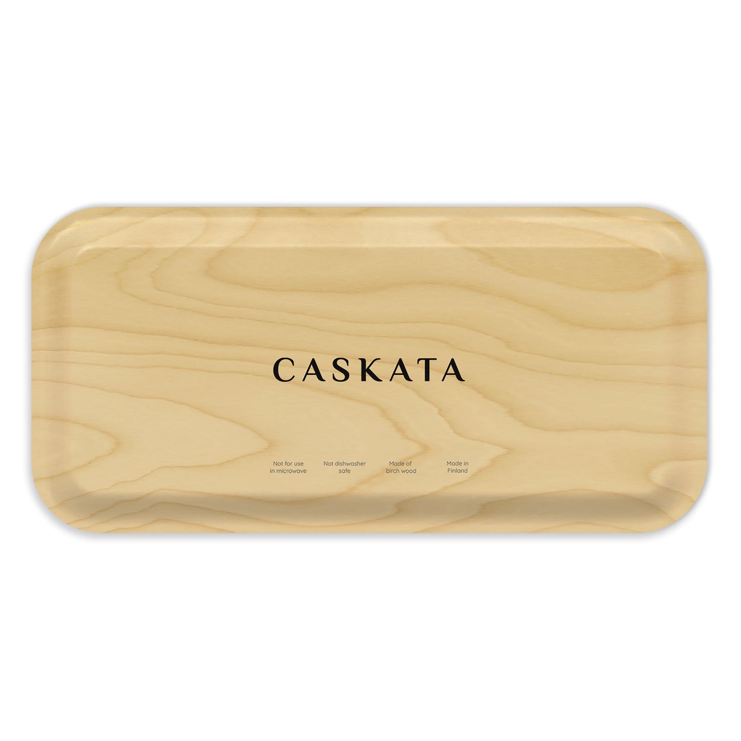School of Fish Small Rectangular Birchwood Tray