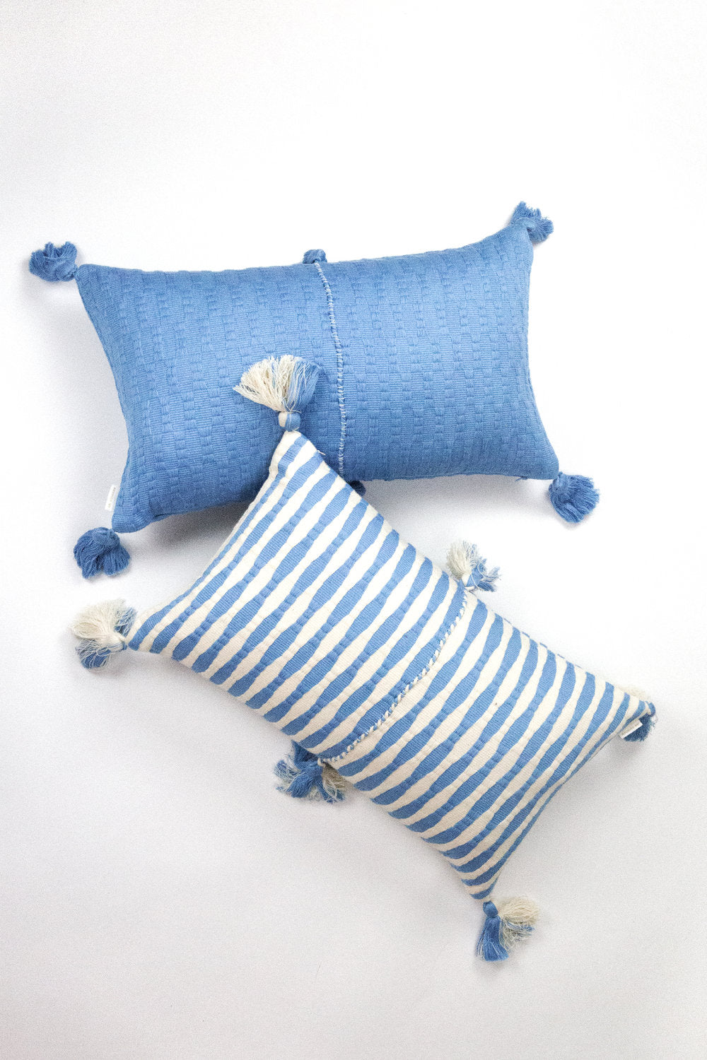 Antigua Pillow - Sky Blue Striped