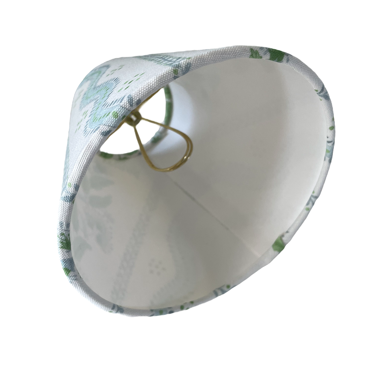 Blue Floral Sconce Shade in Pearl's Bouquet