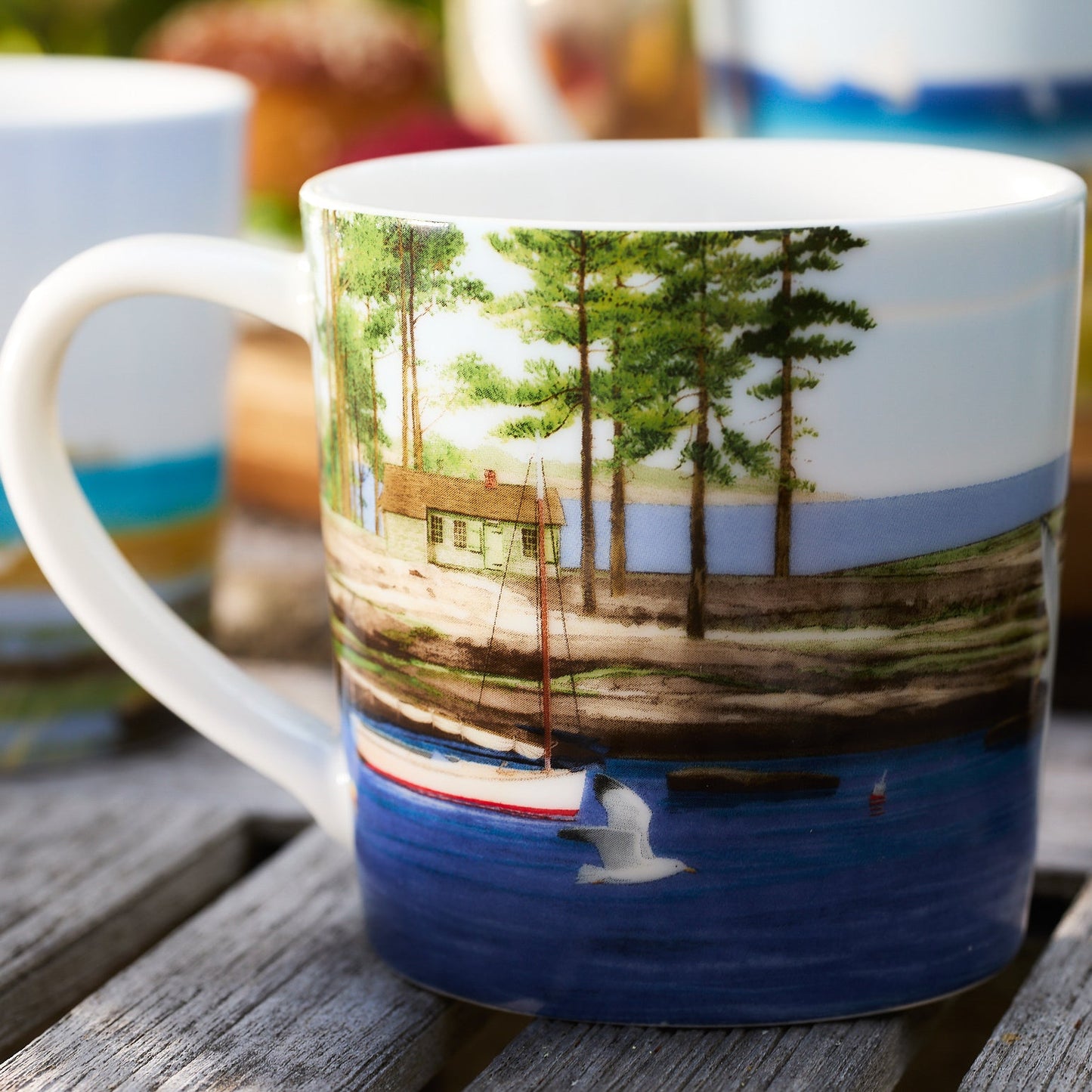Caskata X Felix Doolittle By the Sea Mugs, Set of 4