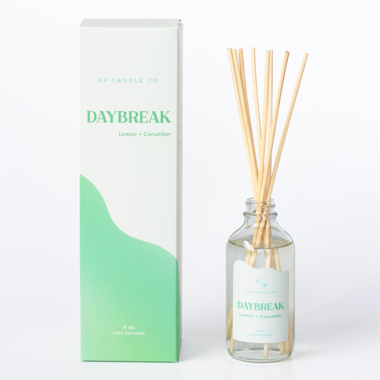 Daybreak 4 oz. Hue Reed Diffuser (Lemon + Cucumber)