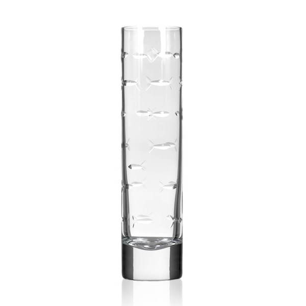 School of Fish Etched Glassware