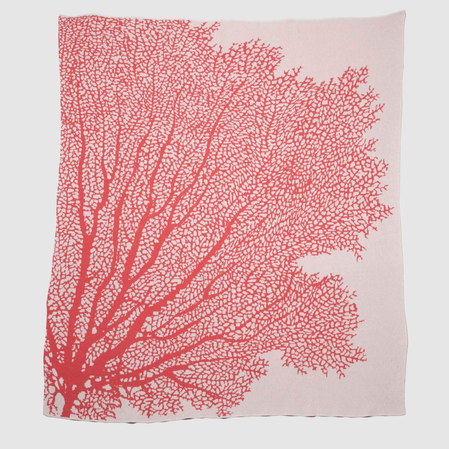 Fan Coral Throw Blanket