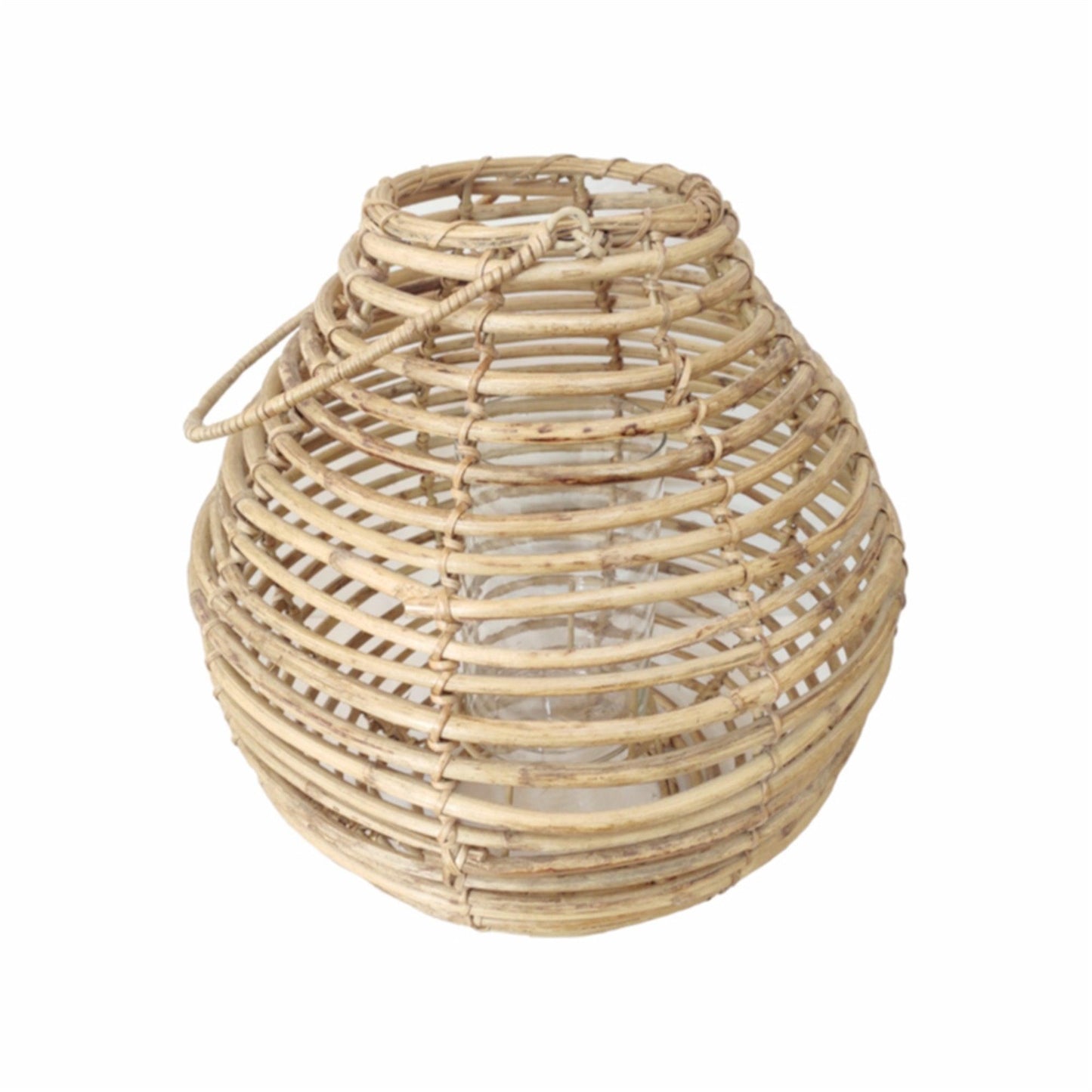 bamboo cane candle lanterns