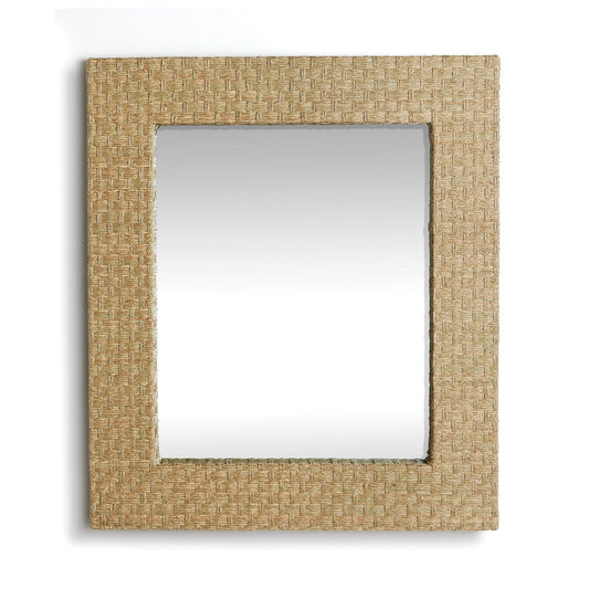 Woven rectangle mirror