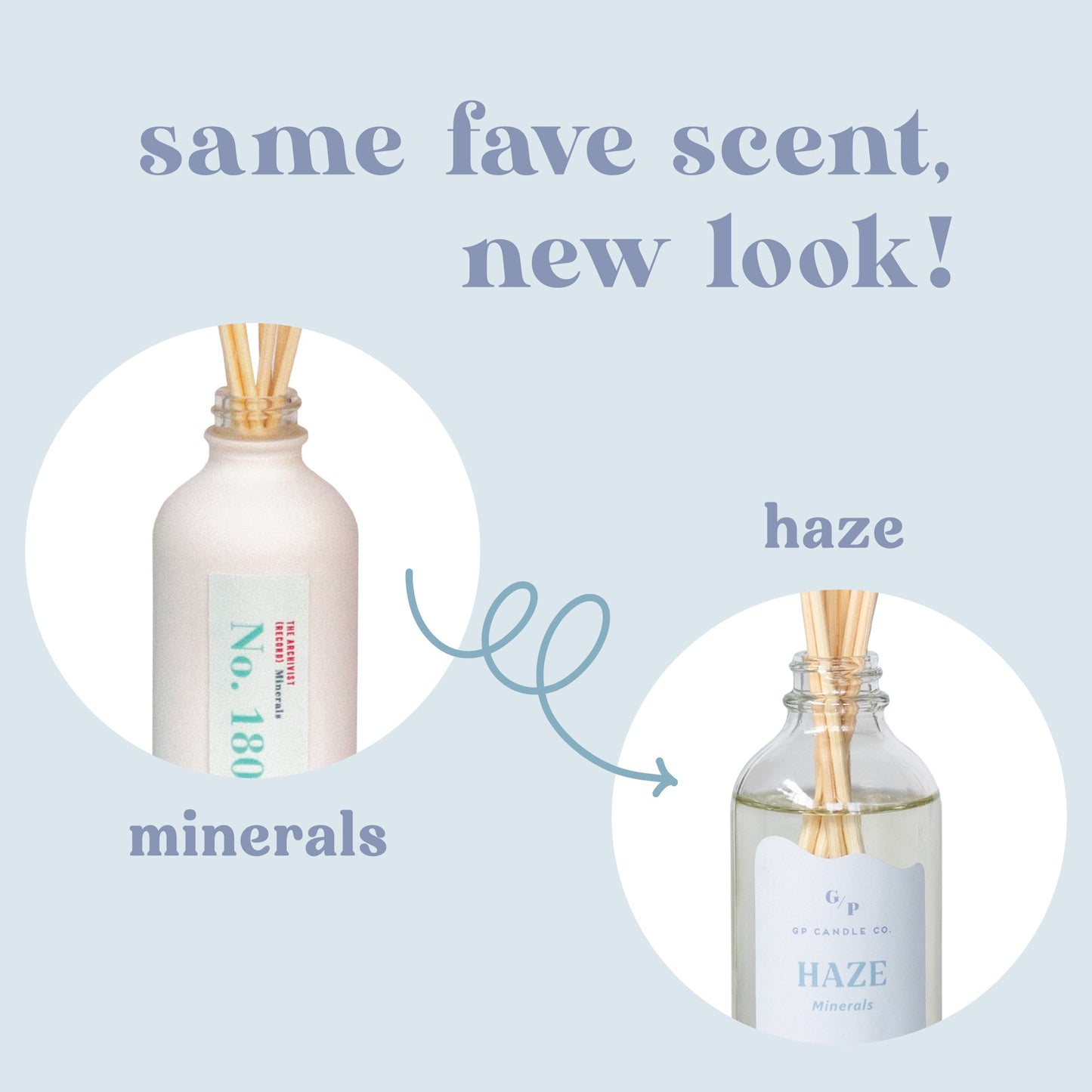 Haze 4 oz. Hue Reed Diffuser (Minerals)