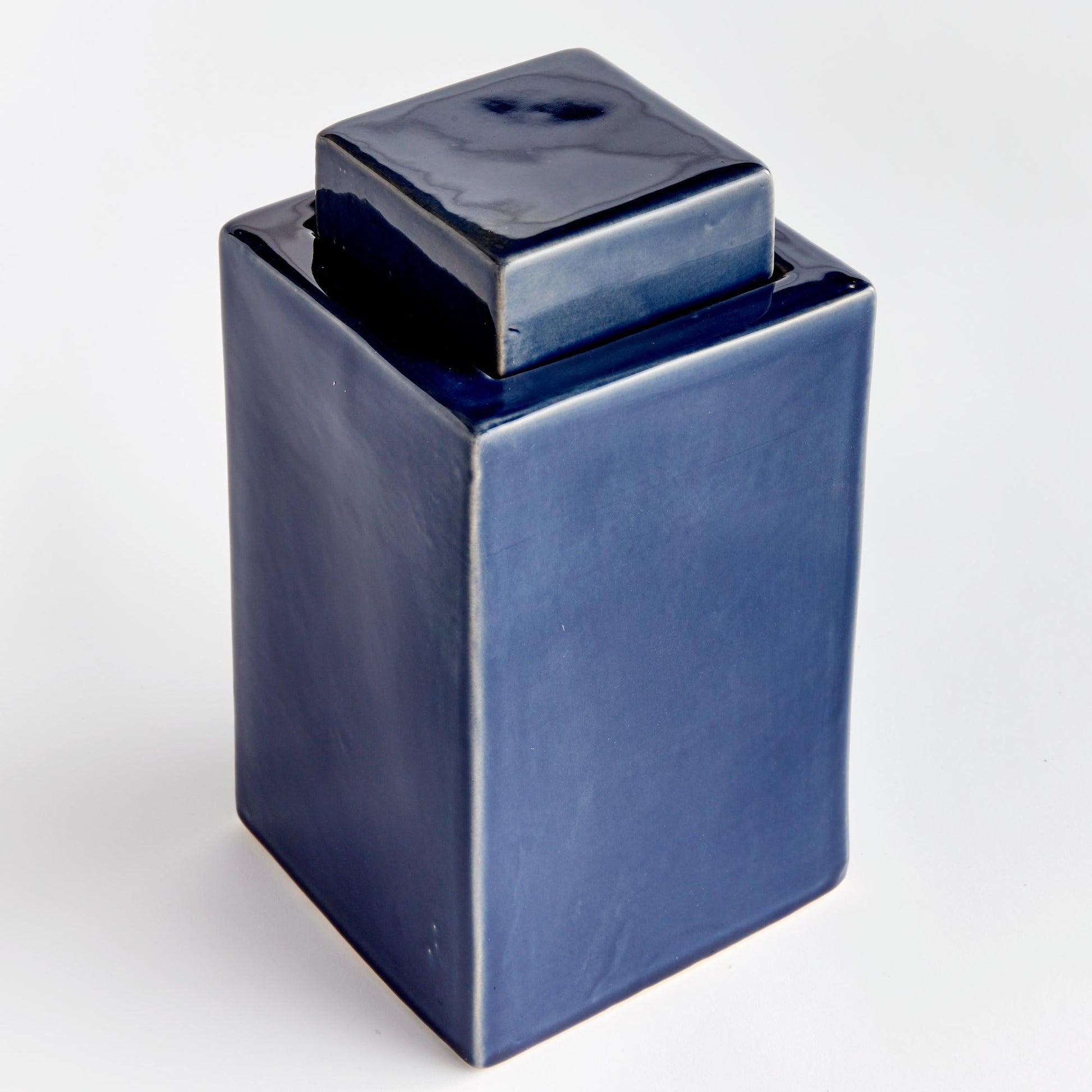 Dark blue ginger jar