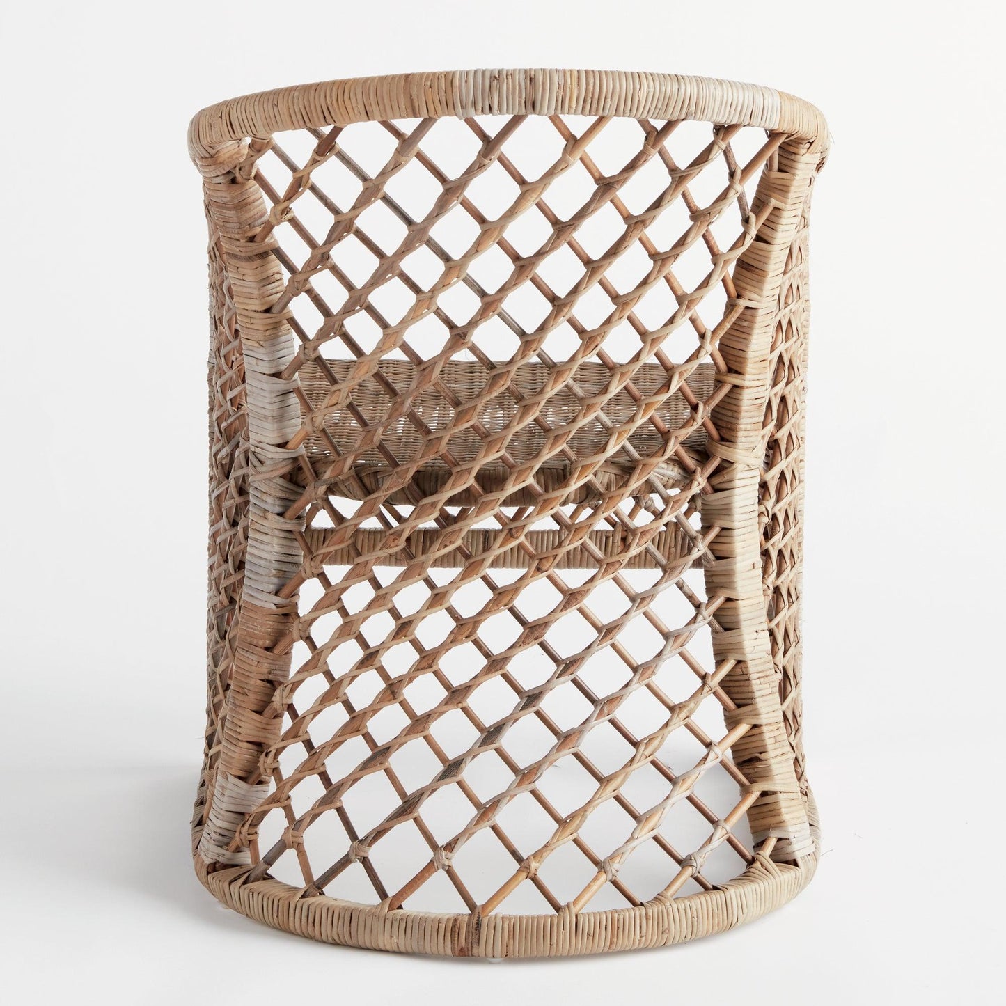 Back of rattan chair