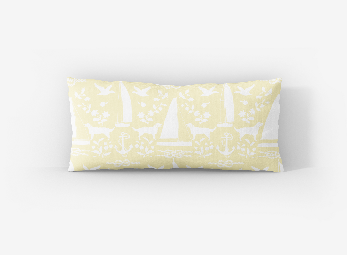 Sailboat Lumbar Pillow