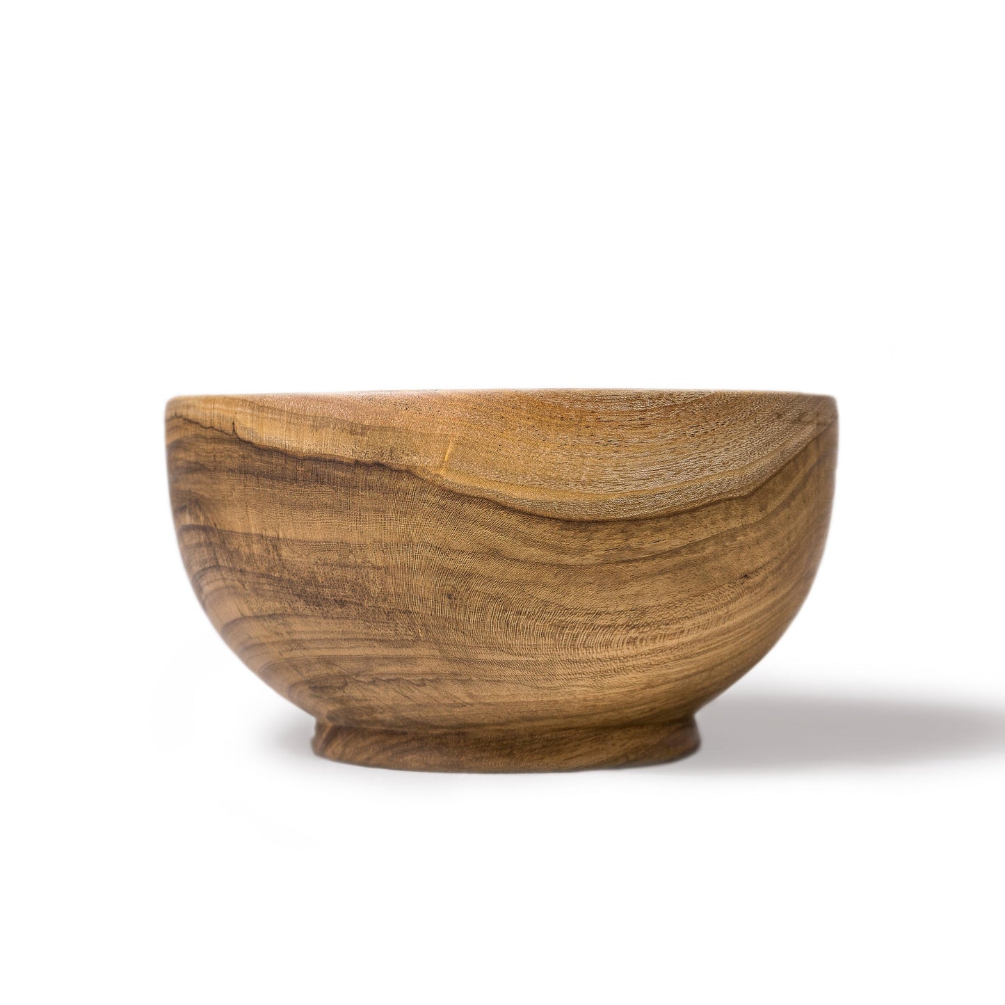 brown wood bowl