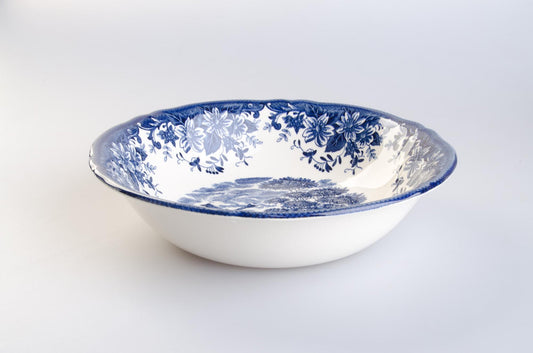 blue decorative bowl