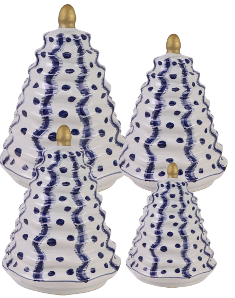 Ikat Porcelain Decorative Tree