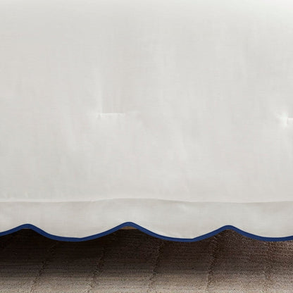 Coastal Chic Scalloped Edge 3 Piece Comforter Set