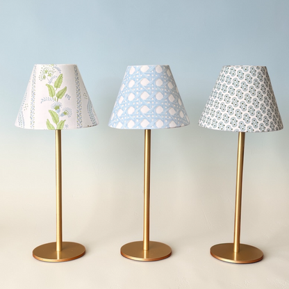 LED Lamp Shade Covers, Coastal Blue Prints