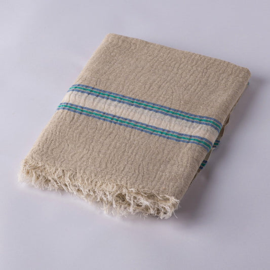 Hand loomed Muslin Linen Beach Towel