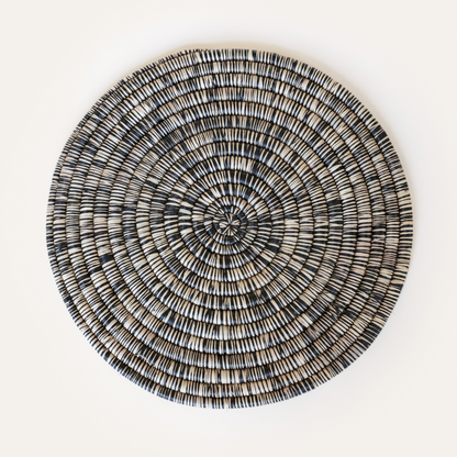Mixed Raffia Platter