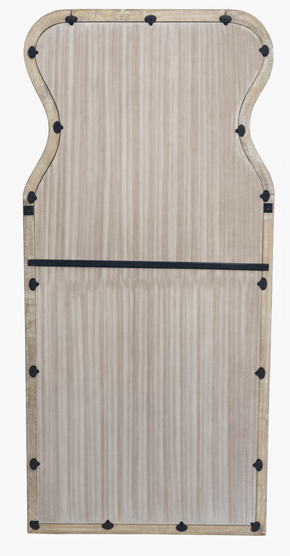 Mango Wood Full-Length Wall Mirror
