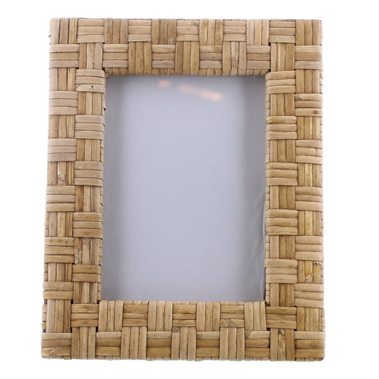 rattan picture frame