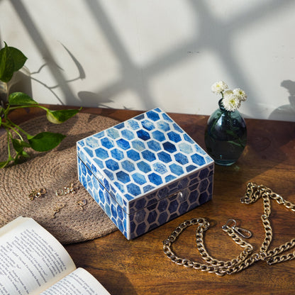 Gramercy Blue Bone Inlay Box