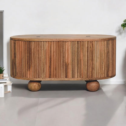 Soba Solid Mango Wood Coffee Table with Lid Storage