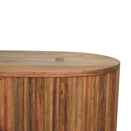 Soba Solid Mango Wood Coffee Table with Lid Storage