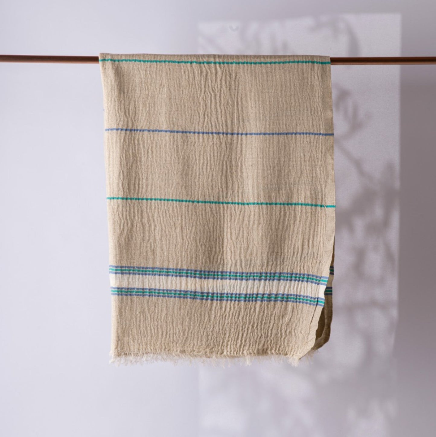 Hand loomed Muslin Linen Beach Towel