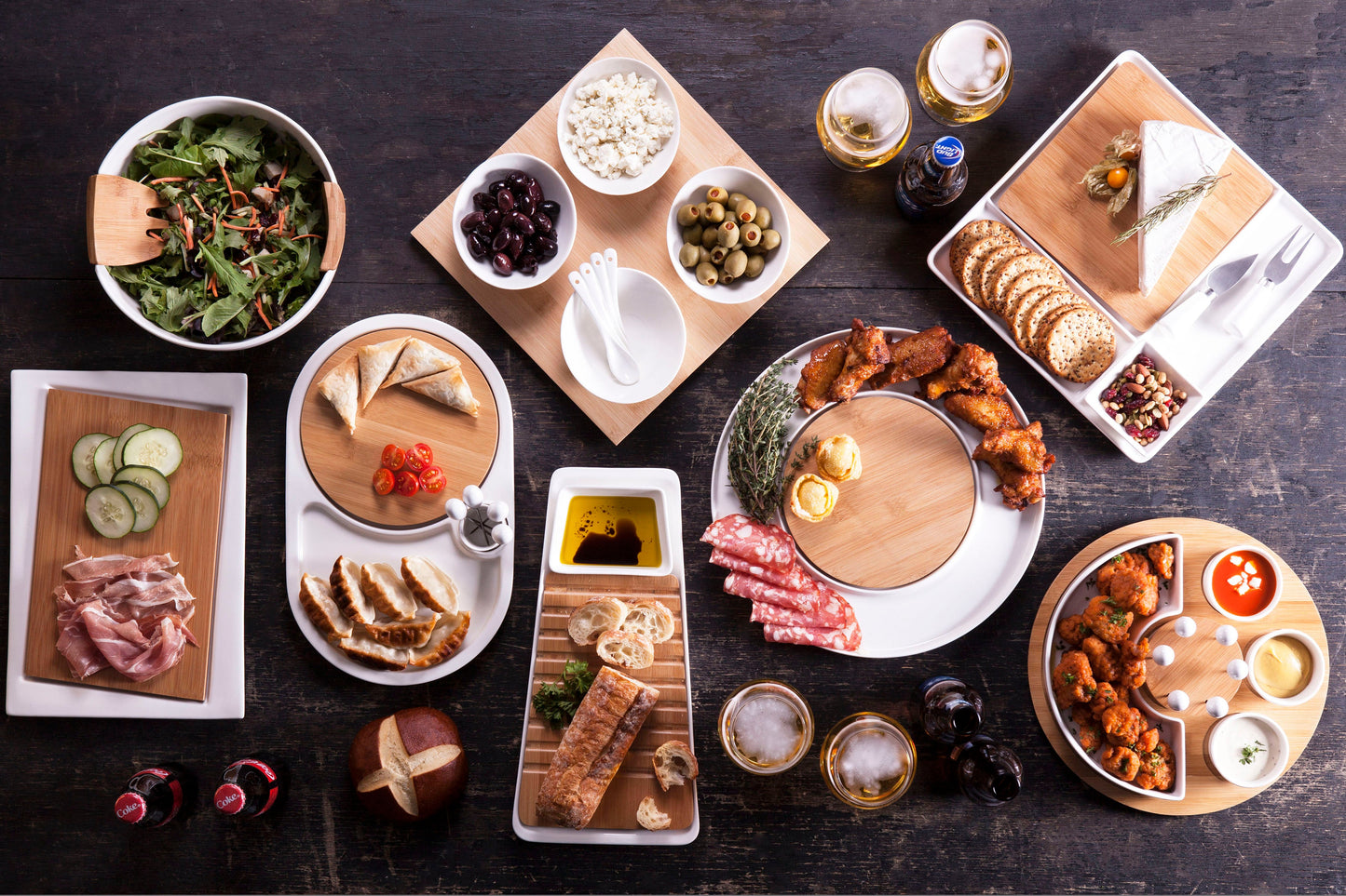 Symphony Appetizer Serving Tray Set