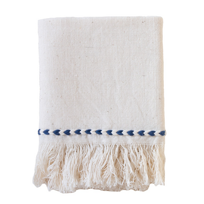 Chambray Braid Detail Napkin | Set of 2