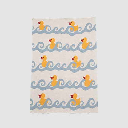Baby Ducky - Cotton Knit Blanket