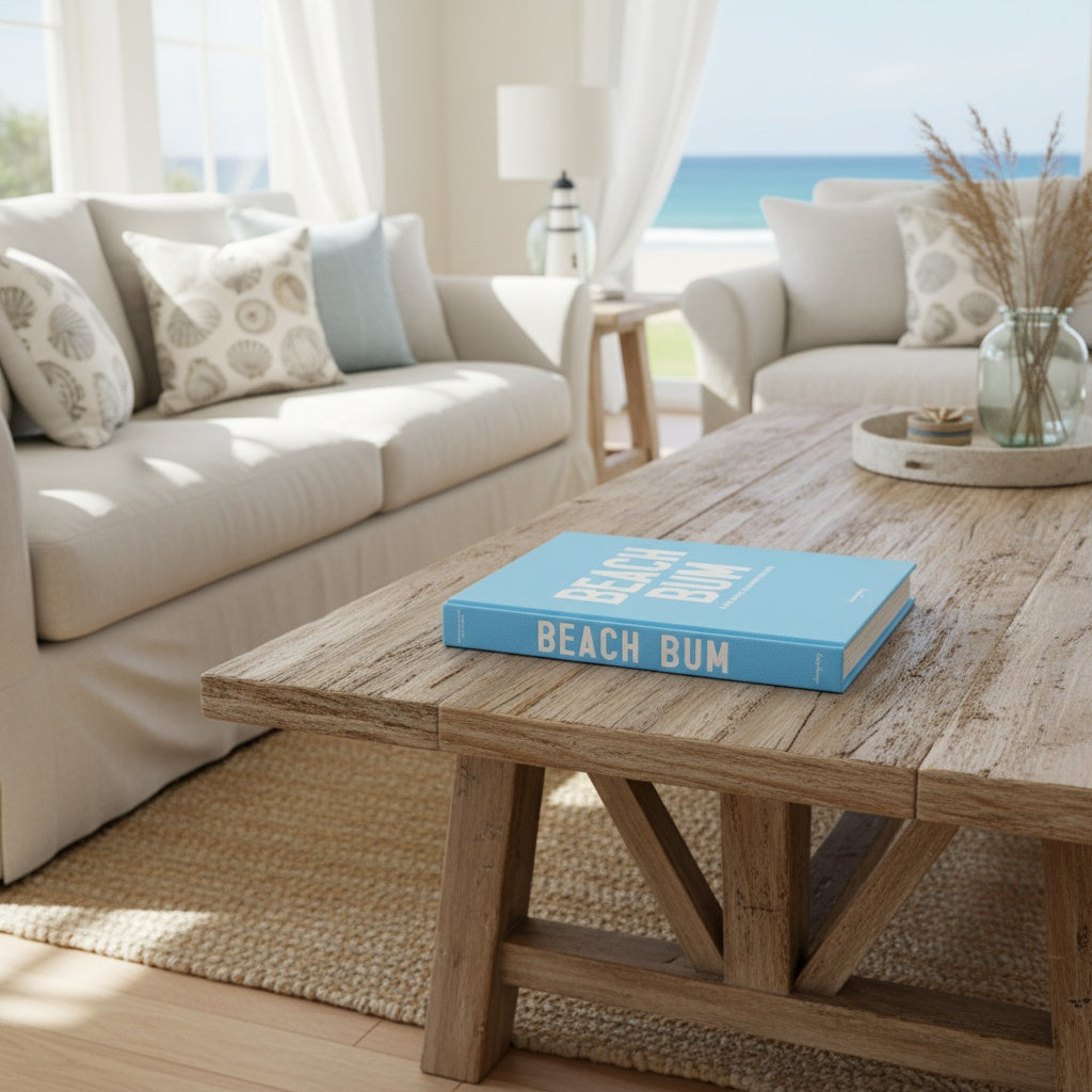 Beach Bum: A Life Spent Chasing the Sun - Coastal Coffee Table Book, Beach House Gift
