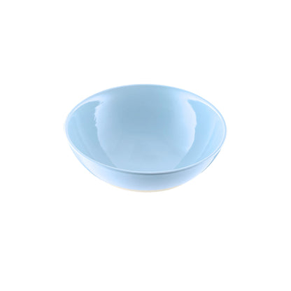 Shell Bisque Blue Porcelain 16 Piece Dinnerware Set, Service For 4