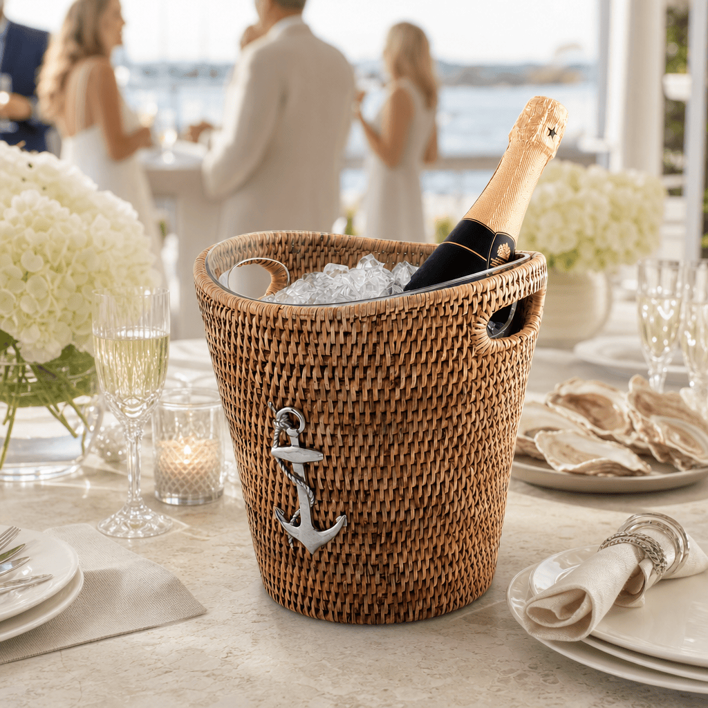 Anchor Rattan Champagne & Wine Ice Bucket