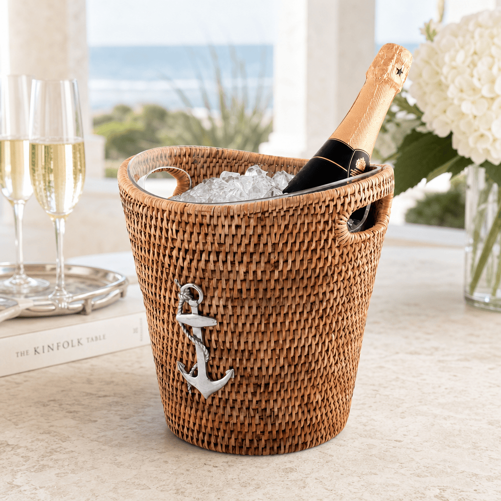 Anchor Rattan Champagne & Wine Ice Bucket
