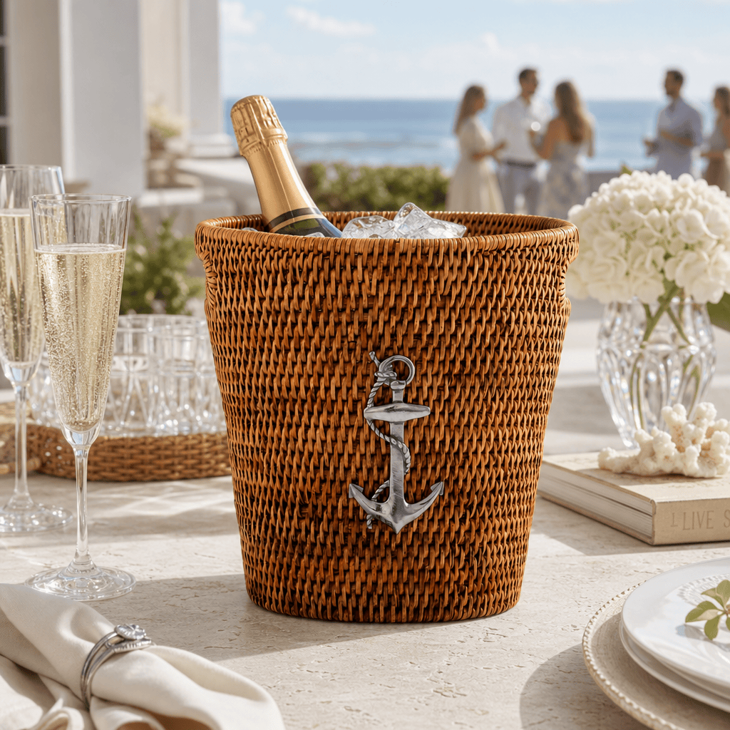 Anchor Rattan Champagne & Wine Ice Bucket