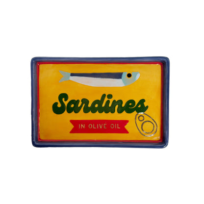 "Canned" Sardine Tray in Yellow