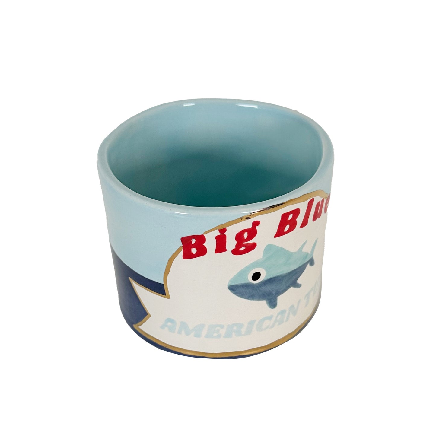 "Canned" Tuna Vase