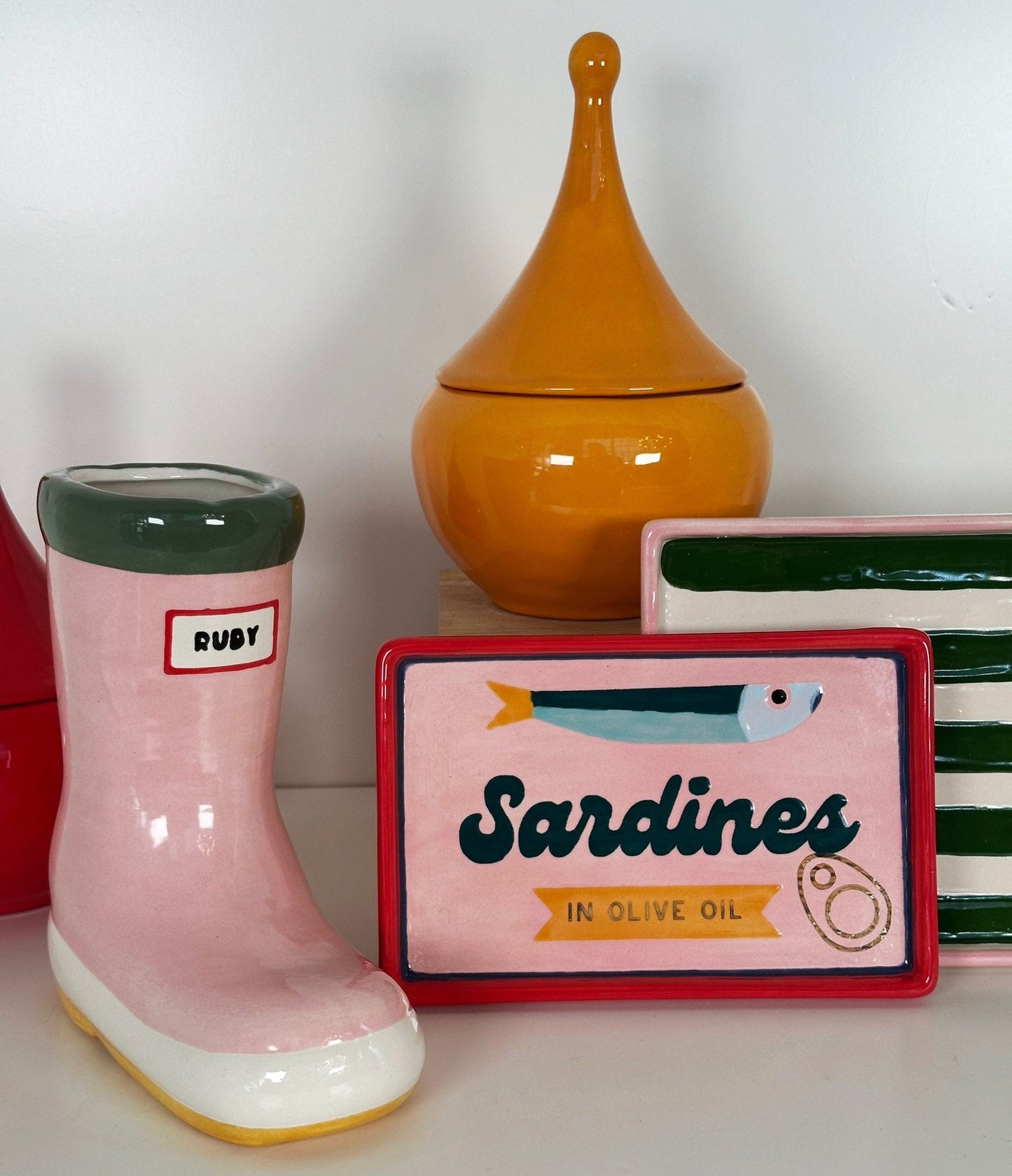 "Canned" Sardine Tray in Pink