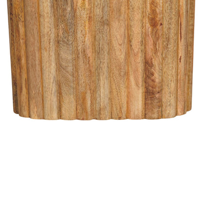 Oakish Marble Side Table