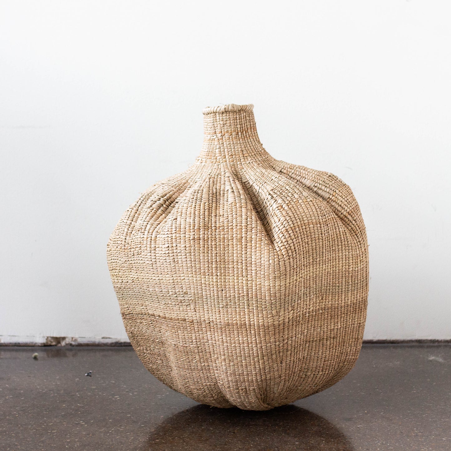 Ilala Garlic Gourd Handwoven Basket