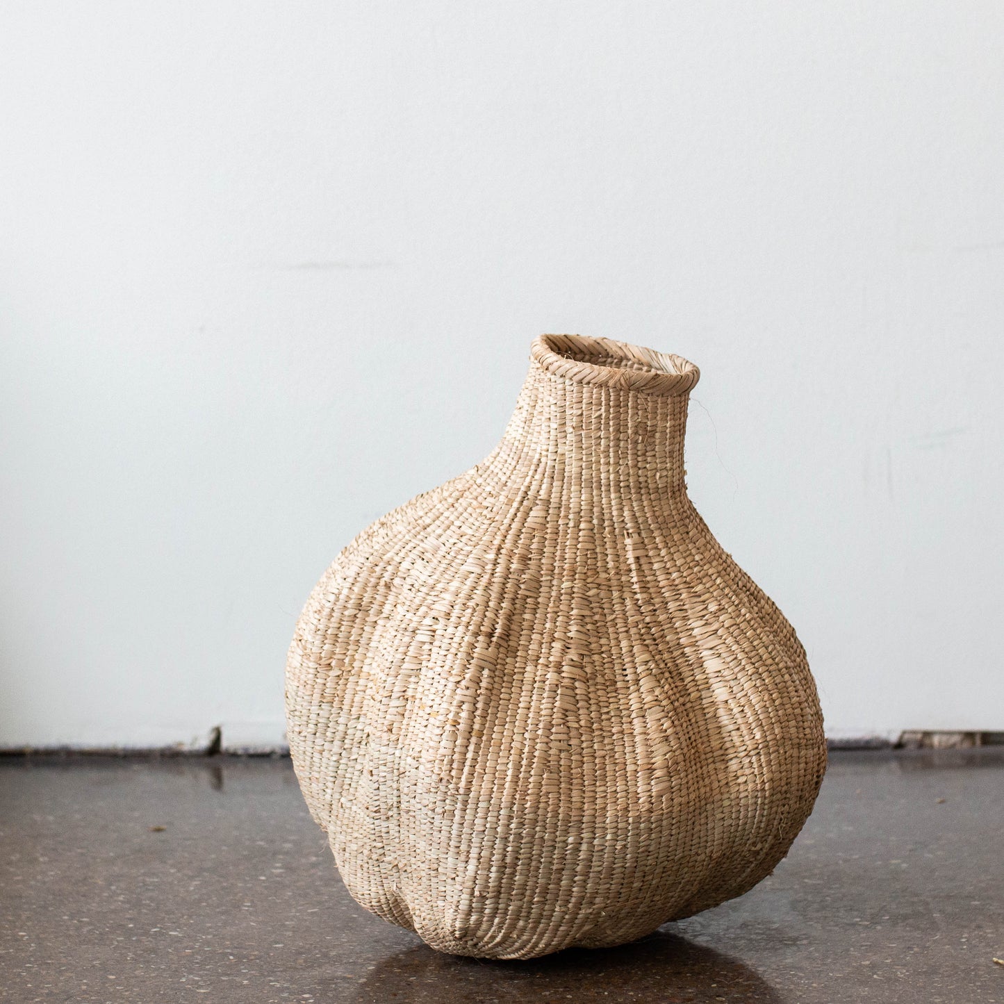 Ilala Garlic Gourd Handwoven Basket