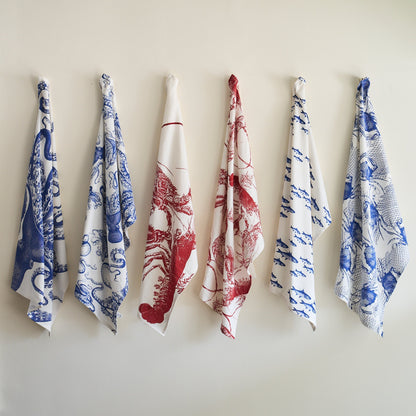 School of Fish Kitchen Towels, Set of 2