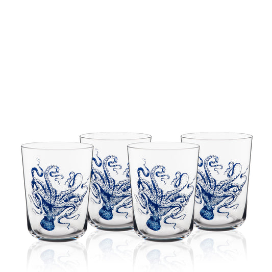 Lucy Blues Short Drinking Glasses