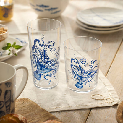 Lucy Blues Tall Drinking Glasses
