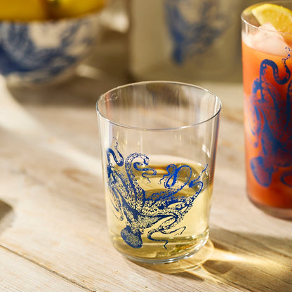 Lucy Blues Short Drinking Glasses