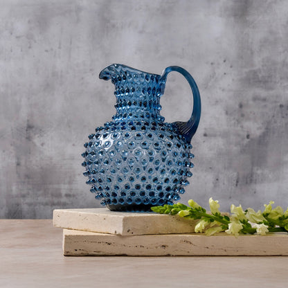 Hobnail Jug - Large - Midnight Blue